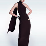 Neck Wrap Dress