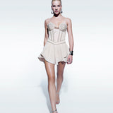 Flower Stud Dress
