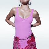 3-D Flower Stud Skirt