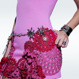 3-D Flower Stud Skirt