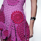 3-D Flower Stud Dress