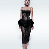 Broderie Balloon Dress