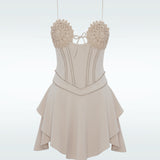 Flower Stud Dress