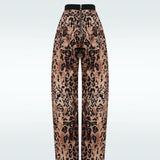 Logo Leopard Pants