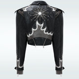Solar Eclipse Leather Jacket