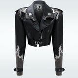 Solar Eclipse Leather Jacket