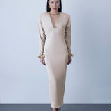 Power Shoulder Dress