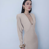 Power Shoulder Dress