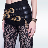 3 Belt Lace Pants