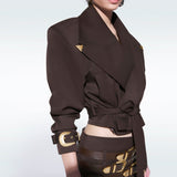 3 Belt Skirt Gold