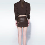 3 Belt Skirt Gold