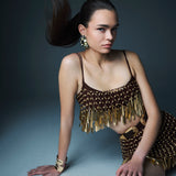 Gold Mini Cannes Top