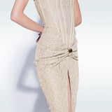 Corset Lace Midi Dress