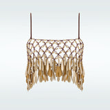 Gold Mini Cannes Top